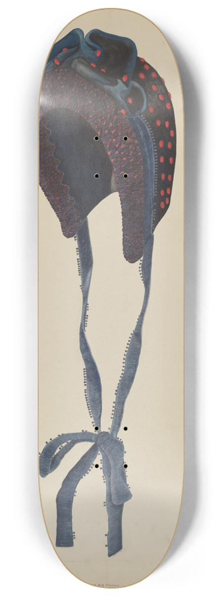 Wilbur M Rice - Horseshoe Bonnet 8.25 inch art skate deck