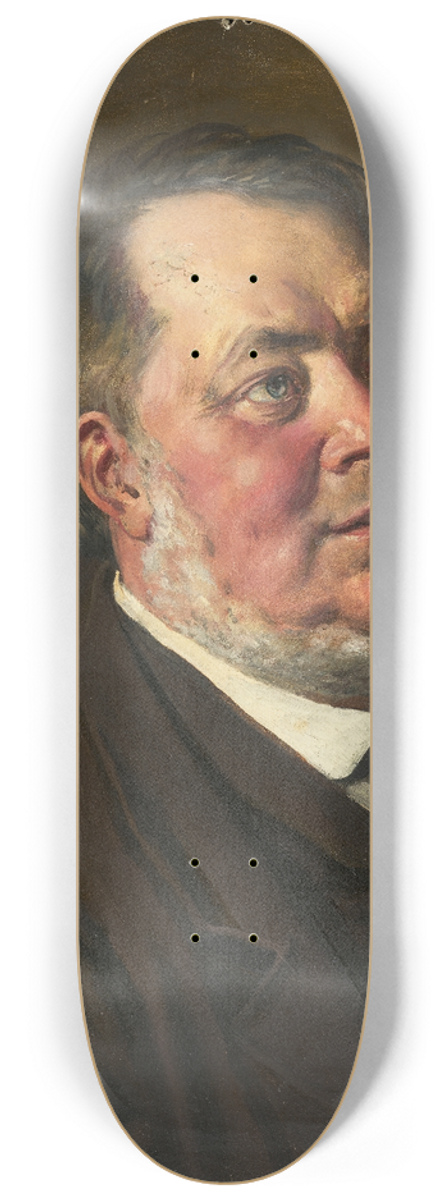 Wilhelm Drr - Portrt eines Wirtes aus Freiburg 8.25 inch art skate deck