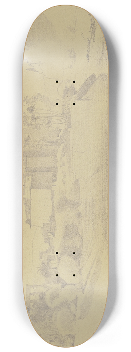 Wilhelm Gentz - Philae 8.25 inch art skate deck