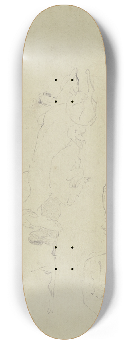 Wilhelm Gentz - Sheep 8.25 inch art skate deck