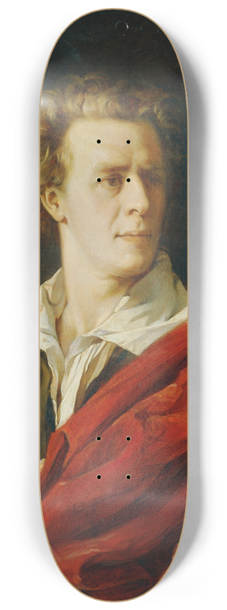 Wilhelmine Hgel - Der Schauspieler Josef Lewinsky 8.25 inch art skate deck