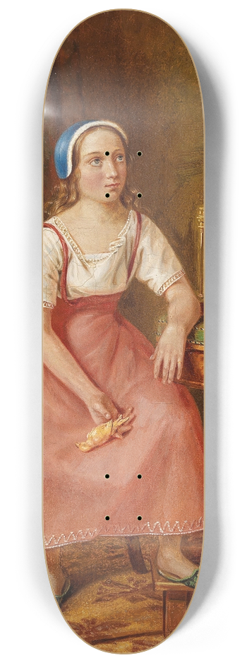 Wilhelm Kiesewetter - Traurige Entdeckung 8.25 inch art skate deck