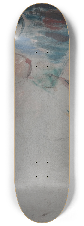 Wilhelm Lehmbruck - Reclining Female Nude 8.25 inch art skate deck