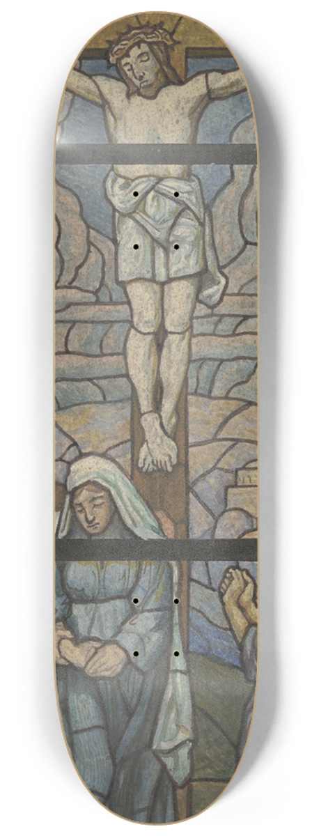 Wilhelm Ss - Crucified Christ 8.25 inch art skate deck