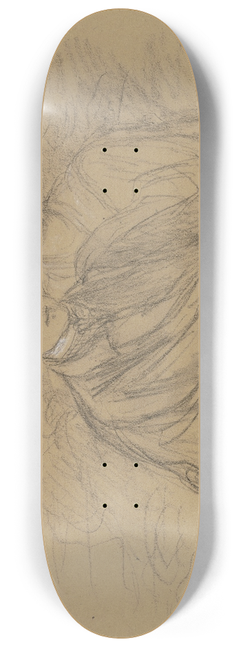 Wilhelm Steinhausen - Study of the siblings 8.25 inch art skate deck