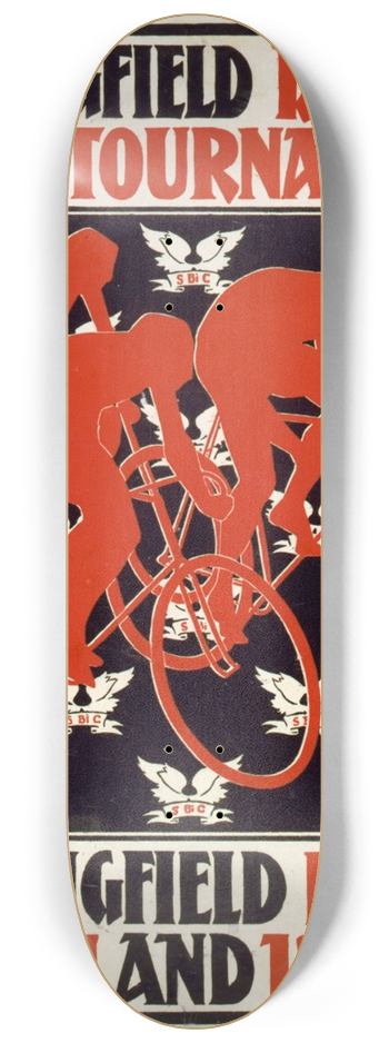 Will Bradley - Springfield Bicycle Club Tournament, Springfield, Mass 8.25 inch art skate deck
