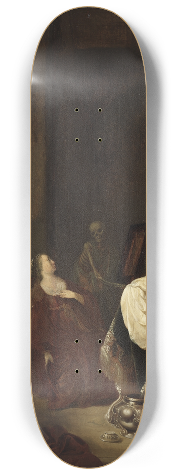Willem de Poorter - Vanitas Allegory 8.25 inch art skate deck