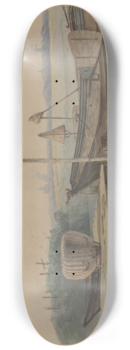 Willem Gruyter jr - Steiger met visserschuiten 8.25 inch art skate deck