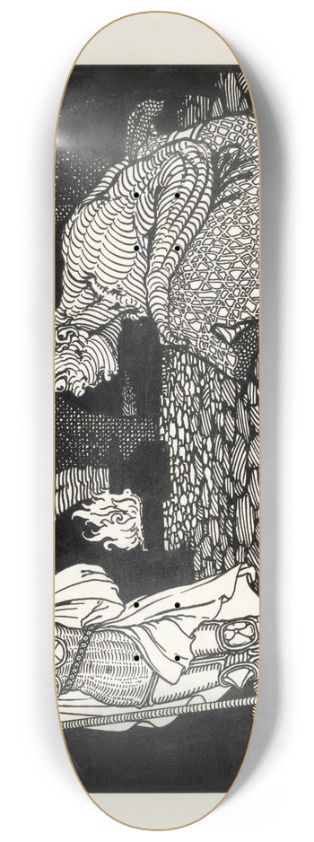 Willem Pothast - Man, vrouwen en kinderen in een zitkamer 8.25 inch art skate deck