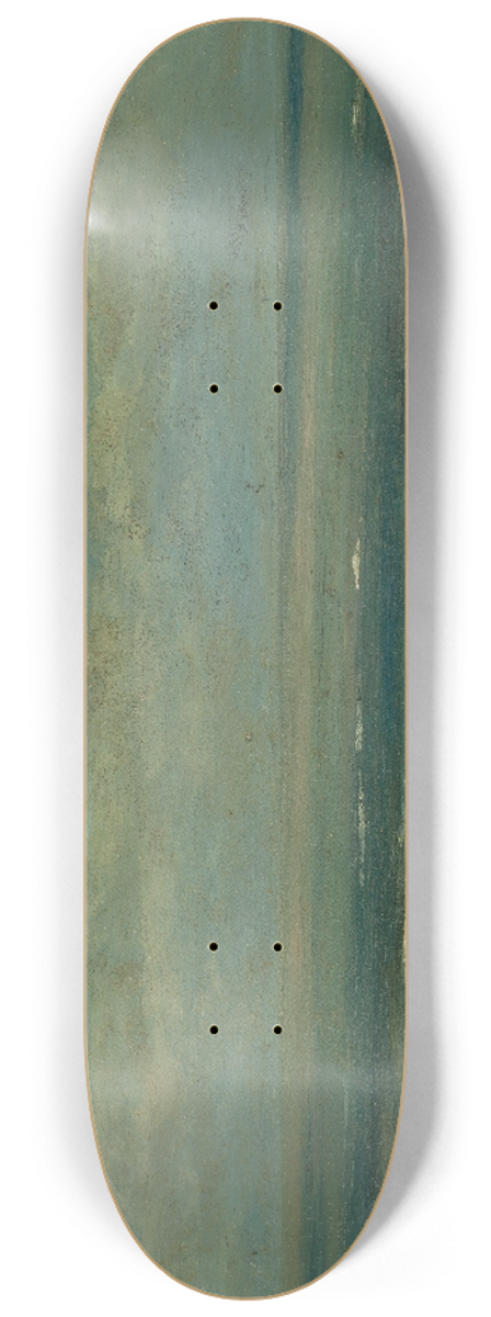 Willem Roelofs - Seascape near Heijst 8.25 inch art skate deck