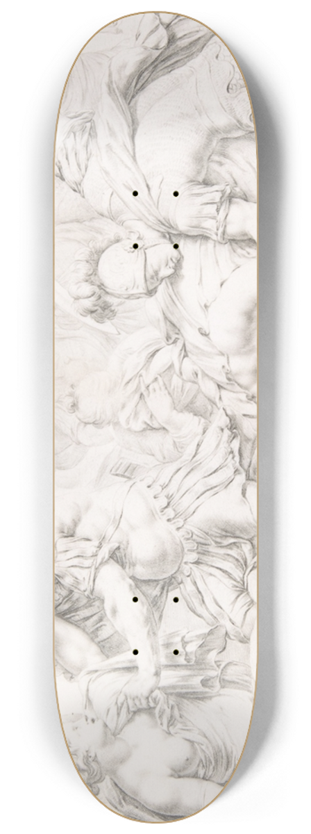 Willem Van Mieris - Massacre of the Innocents 8.25 inch art skate deck
