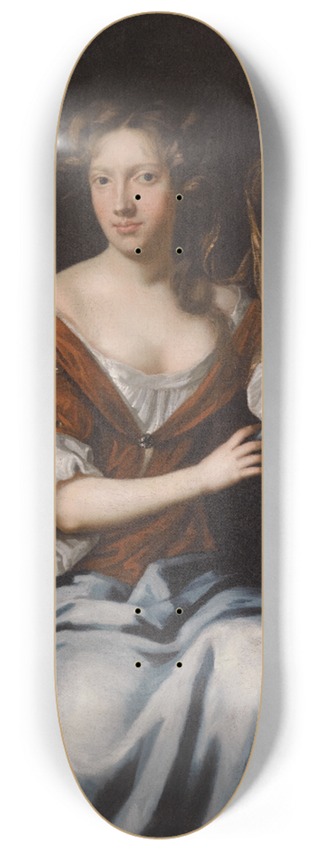 Willem Wissing - Portrait of a Lady 8.25 inch art skate deck