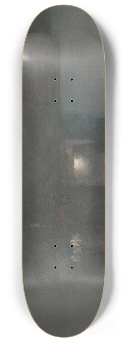 Willem Witsen - De Montelbaanstoren te Amsterdam bij nacht 8.25 inch art skate deck