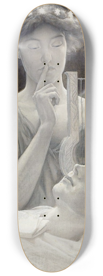 Will Hicock Low - Keats Last Sonnet 8.25 inch art skate deck