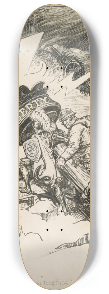 William Allen Rogers - Now, altogether 8.25 inch art skate deck