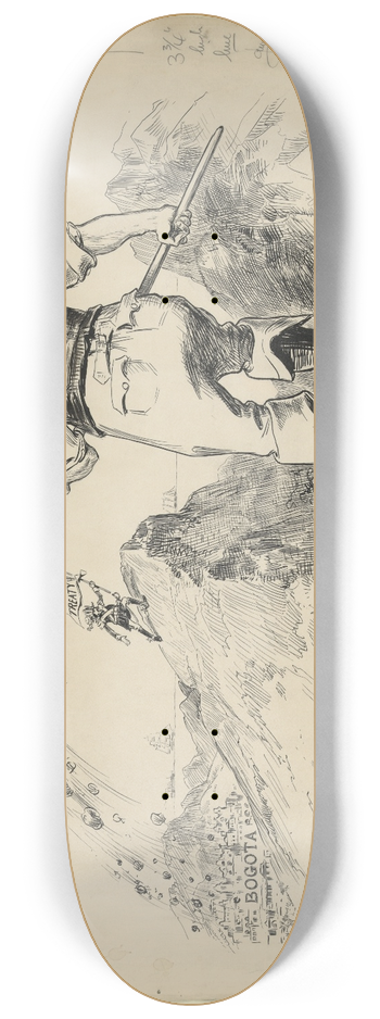 William Allen Rogers - The first spadeful 8.25 inch art skate deck