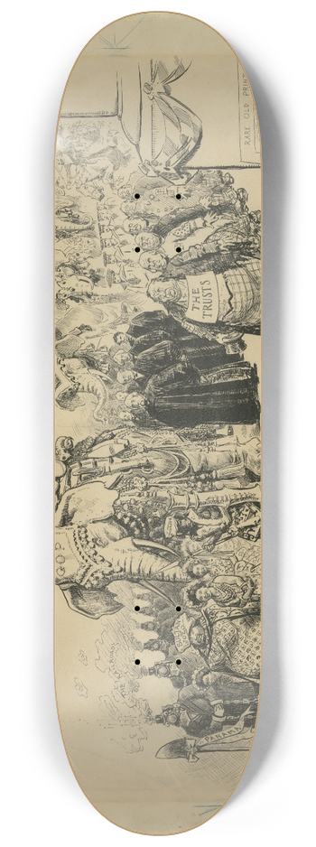 William Allen Rogers - The great American Durbar 8.25 inch art skate deck