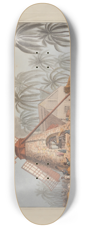 William A. V. Clark - The Mill-Yard 8.25 inch art skate deck