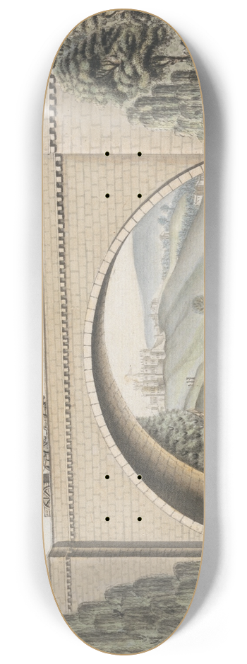 William Beilby - Brick Bridge 8.25 inch art skate deck