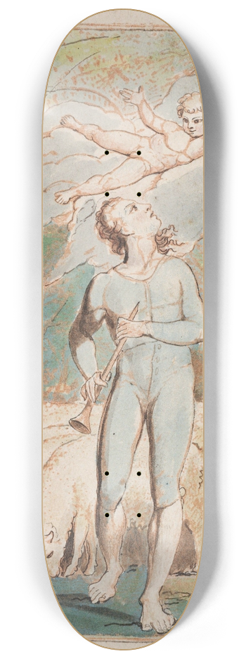 William Blake - Pl. 1  Frontispiece 8.25 inch art skate deck