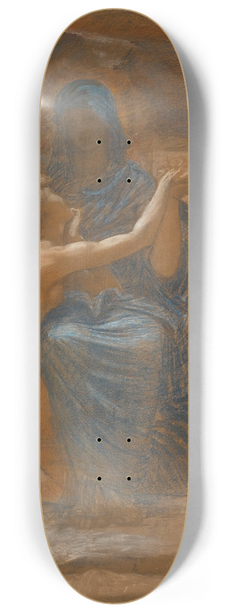 William Blake Richmond - La vierge consolatrice 8.25 inch art skate deck