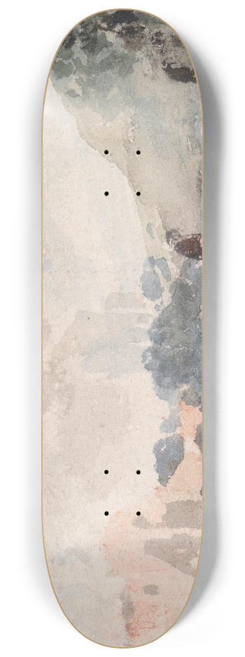 William Collins - Landscape with Cart 8.25 inch art skate deck