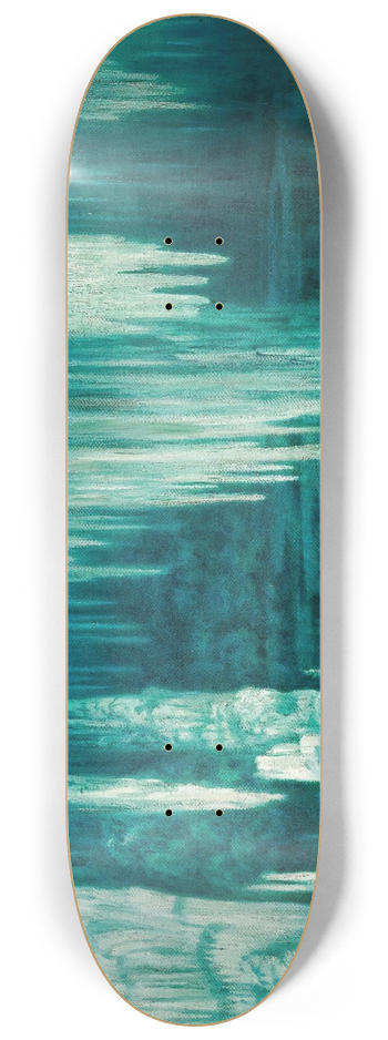 William Degouve de Nuncques - La Grotte Du Drac, Manacor 8.25 inch art skate deck