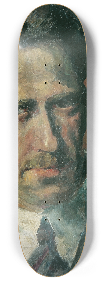 August Rieger - Selbstbildnis 8.25 inch art skate deck