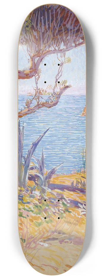 William de Leftwich Dodge - ItalyThe Mediterranean 8.25 inch art skate deck