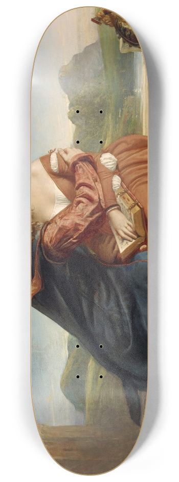 William Dyce - Francesca da Rimini 8.25 inch art skate deck