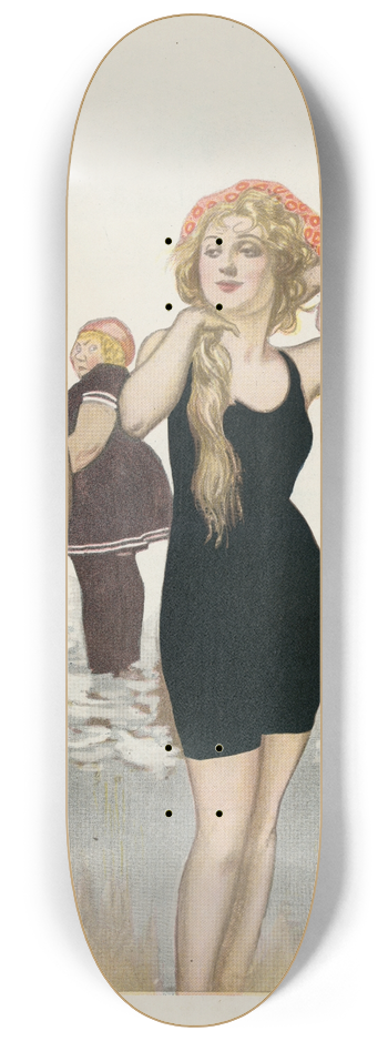 William Ely Hill - What are the wild wives saying 8.25 inch art skate deck