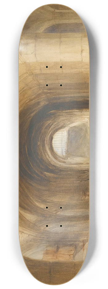 William Evans of Bristol - Figures In A Vaulted Passage 8.25 inch art skate deck