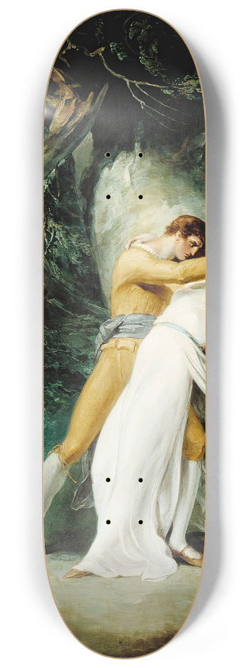 William Hamilton - Celadon and Amelia 8.25 inch art skate deck