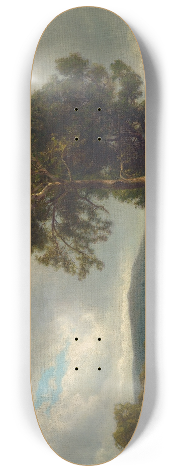William Hart - Scene at Napanoch 8.25 inch art skate deck