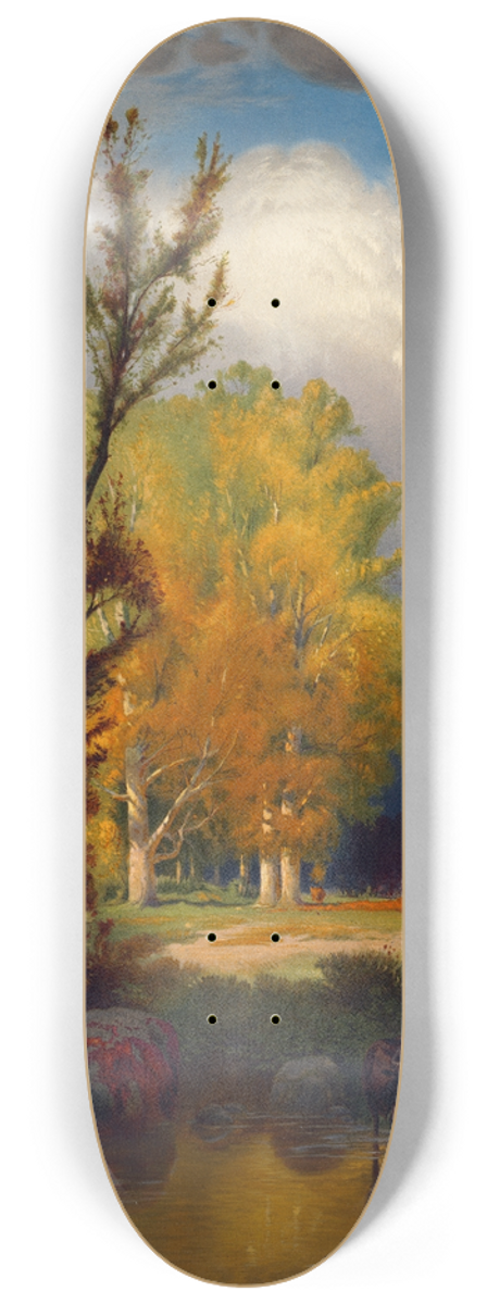 William Hart - The Joy of Autumn 8.25 inch art skate deck