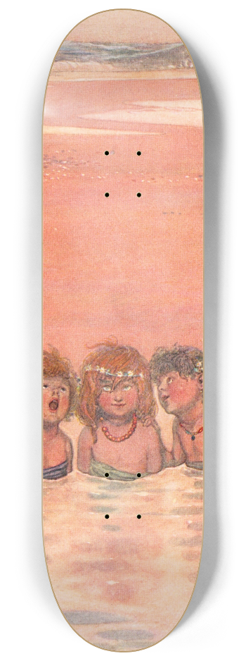 William Heath Robinson - Harmless indeed were our joys 8.25 inch art skate deck