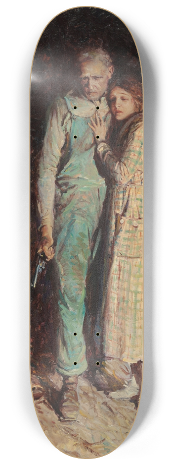 William Henry Dethlef Koerner - A Daughters Rescue 8.25 inch art skate deck