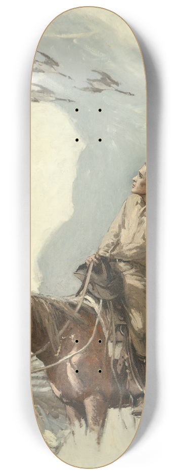 William Henry Dethlef Koerner - Wild Geese 8.25 inch art skate deck