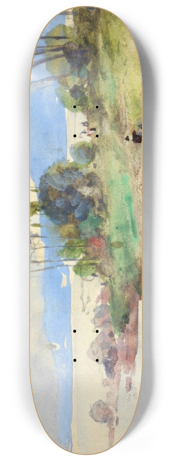 William Henry Holmes - In Jamaica 8.25 inch art skate deck