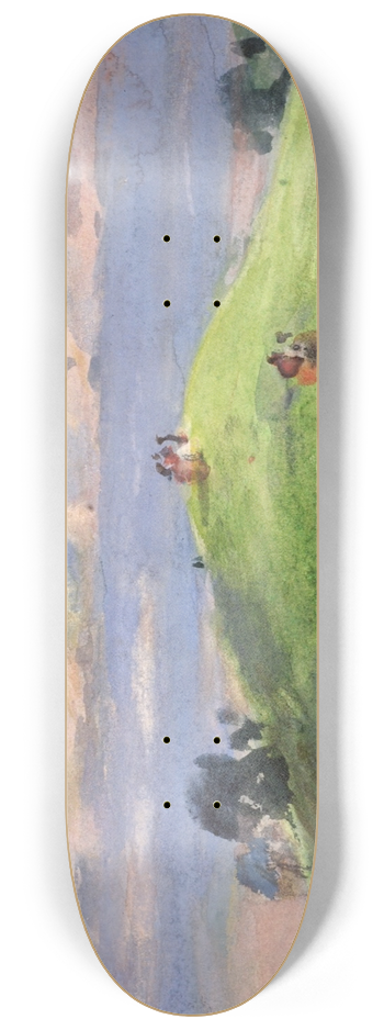 William Henry Holmes - On The Sunset Hill, 1926 8.25 inch art skate deck