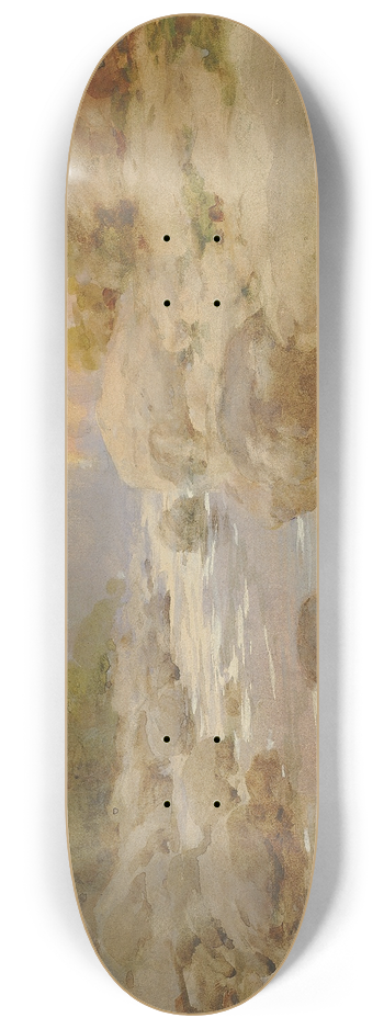 William Henry Holmes - Unmodified Rock Creek, About 1910 8.25 inch art skate deck