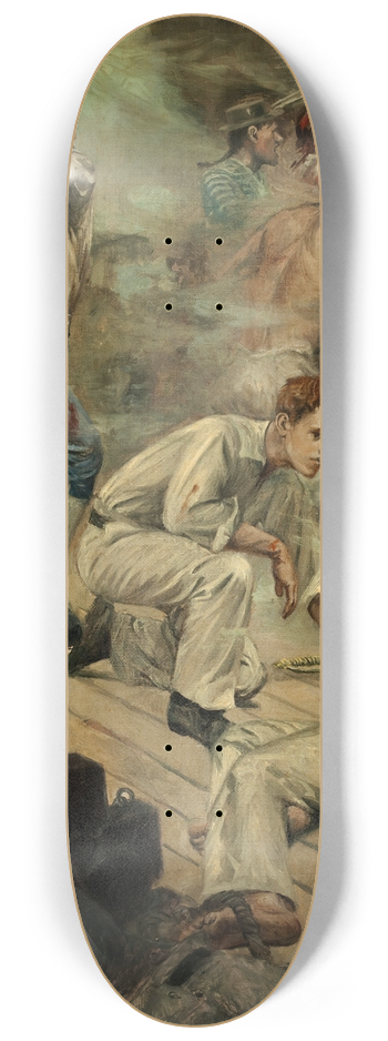 William Herbert Dunton - Nelsons Yankee Boy 8.25 inch art skate deck