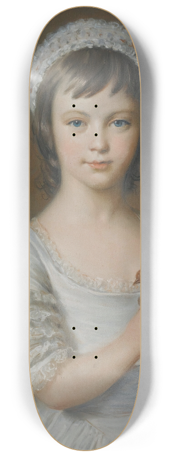 William Hoare of Bath - Portrait Of The Hon. Charles Brudenell-Bruce, Later 1st Marquess Of Ailesbury (1773-1856) 8.25 inch art skate deck