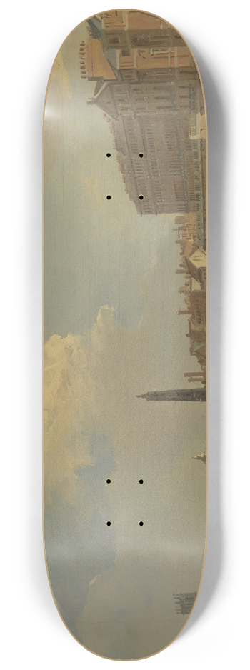William Hodges - The Thames and the Adelphi 8.25 inch art skate deck