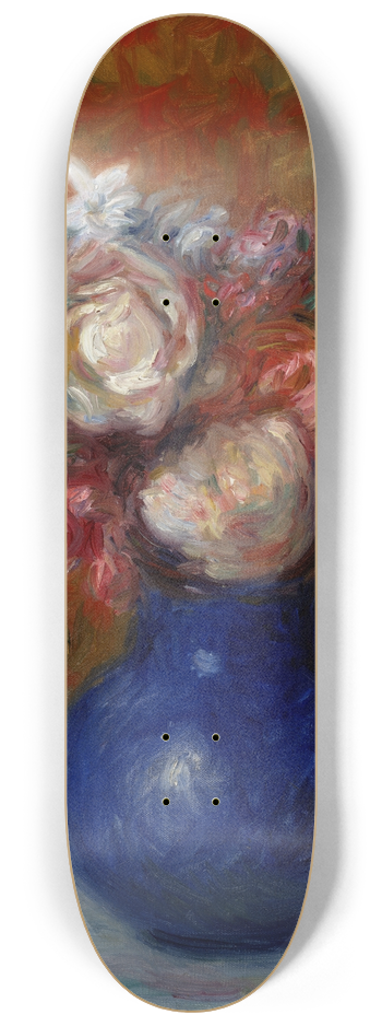 William James Glackens - Still life FrenchBouquet 8.25 inch art skate deck