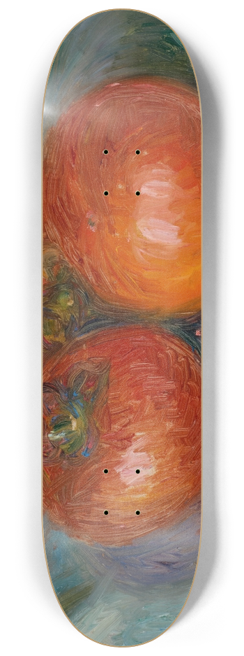 William James Glackens - Three Tomatoes 8.25 inch art skate deck