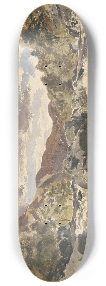 William James Mller - A Mountain Torrent 8.25 inch art skate deck