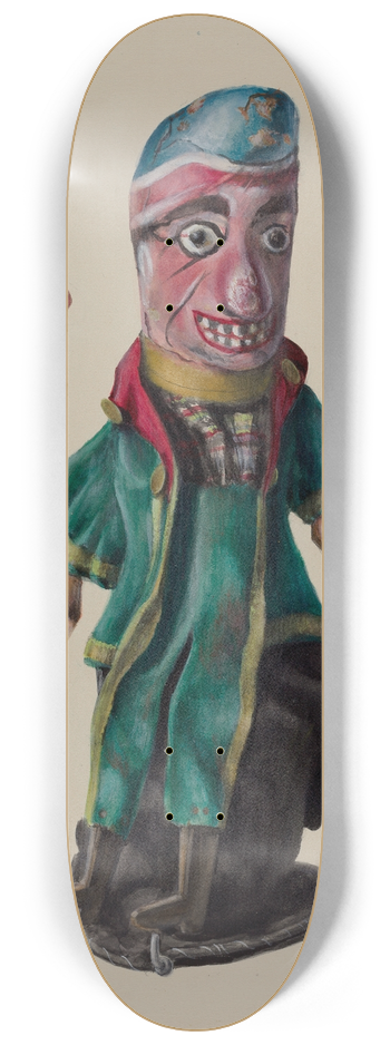 William Kerby - Hand Puppet Punch 8.25 inch art skate deck