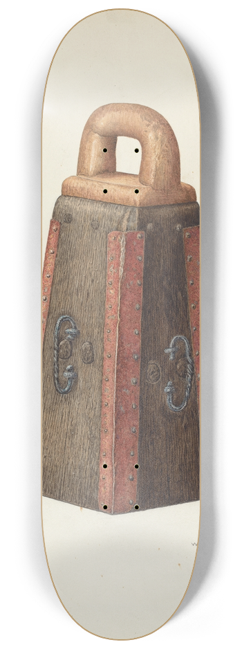 William Kieckhofel - Rattle (Matraca) 8.25 inch art skate deck