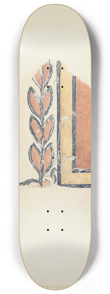 William Kieckhofel - Wall Painting (Fragment) 8.25 inch art skate deck